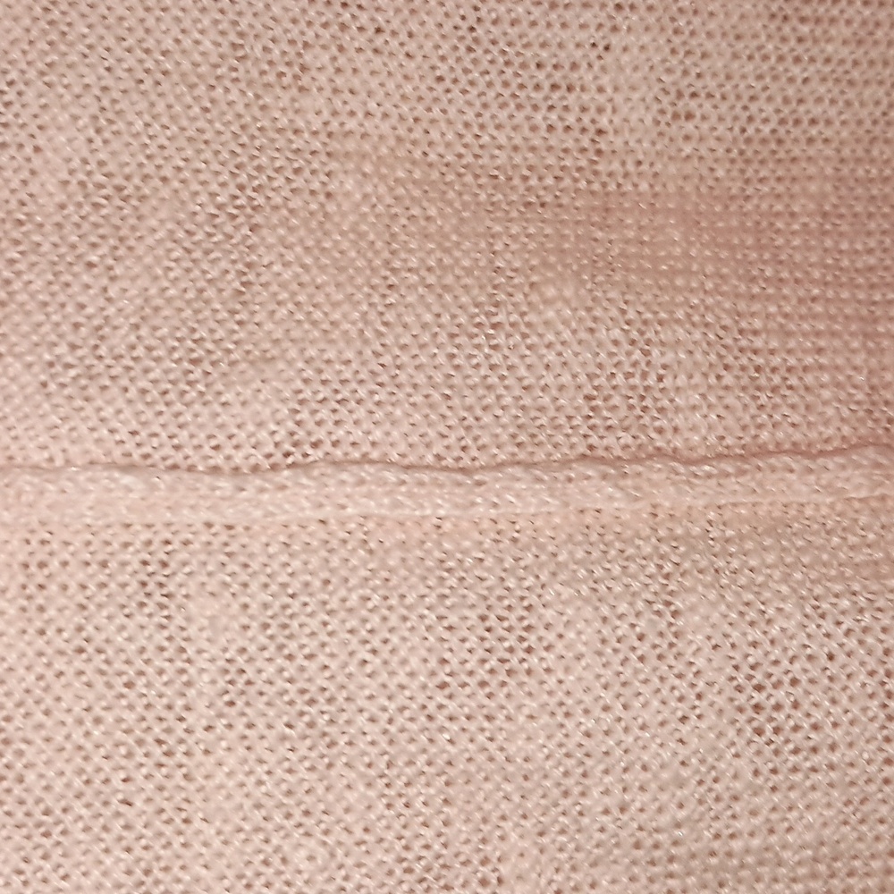 Donna Karan Knit Linen Pullover Size Medium Pink/Salmon - Picture 4 of 10